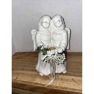 Vintage Growth 1997 Angels Cherubs Taper Candle Holder Fits Yankee 10/6 ❤️sj11m1